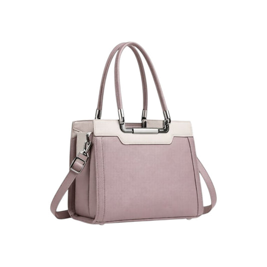 The Trendy Bag Luxury Style Shoulder Bag for Women – Pink Beige Design