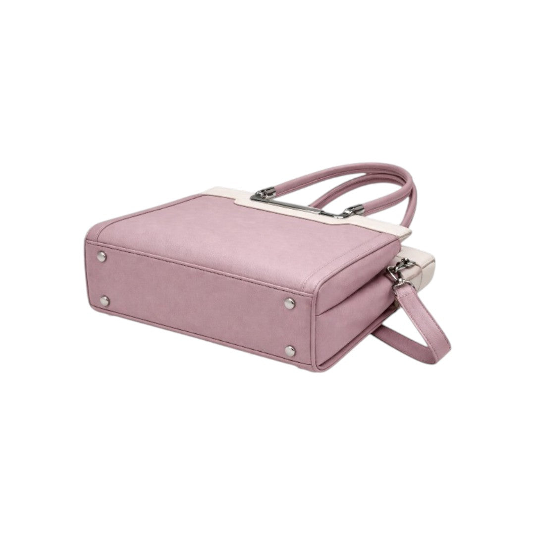 The Trendy Bag Luxury Style Shoulder Bag for Women – Pink Beige Design