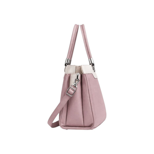 The Trendy Bag Luxury Style Shoulder Bag for Women – Pink Beige Design