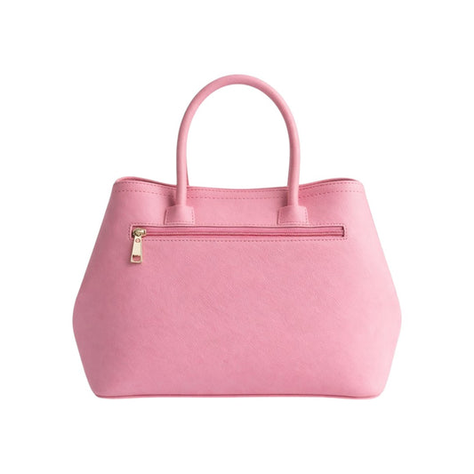 The Trendy Bag Soft Pink PU Leather Handbag – Modern & Classy Design